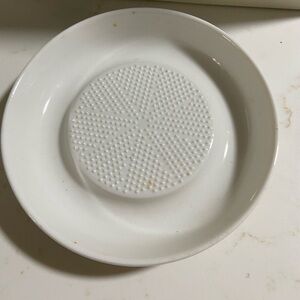 JAPAN PORLEX White Ceramic LARGE Ginger/Garlic Gratee